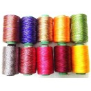 Set Lot of SHADED 150/2 Denier Viscose Rayon Thread Yarn Hand Machine Embroidery